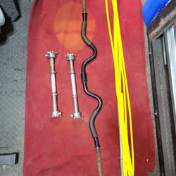 1" HOLE BARS.  
 2-DUMBBELLS HANDLES- 20$   .
 EZ-CURL BAR- 30$ 
All WITH SCREW COLLARS 
11525 S HALSTED DUNKIN DONUTS/7111.S WESTERN 
45$  CASH ONLY 