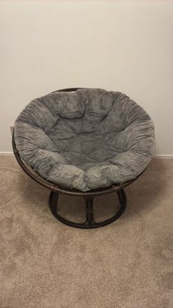 Grey Papasan Chair