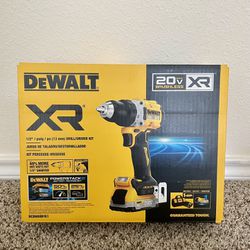 DEWALT XR 20-volt Max 1/2-in Keyless Brushless Cordless Drill (2-Batteries Included, Charger Included and Soft Bag included)