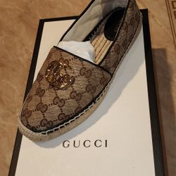 Gucci & Torry Burch Espadrille's