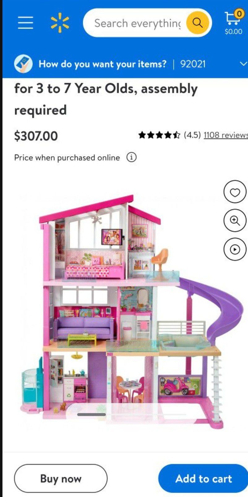 Barbie Dream House Mansion, With Barbie And Accessories cessories 