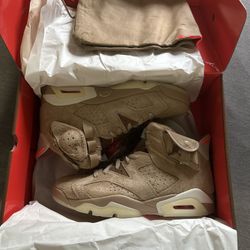 Travis Scott Jordan 6 Size 10.5 Ds With Everything When The Bag