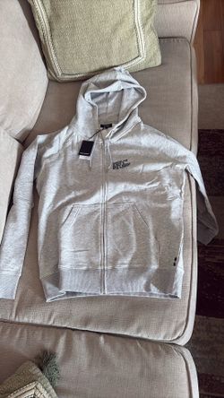 (New) Ron Dorff Gray Zip-Up Hoodie