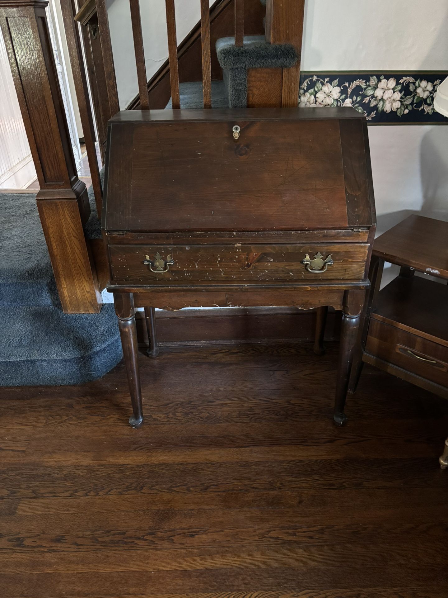 Antique Fold Down Desk