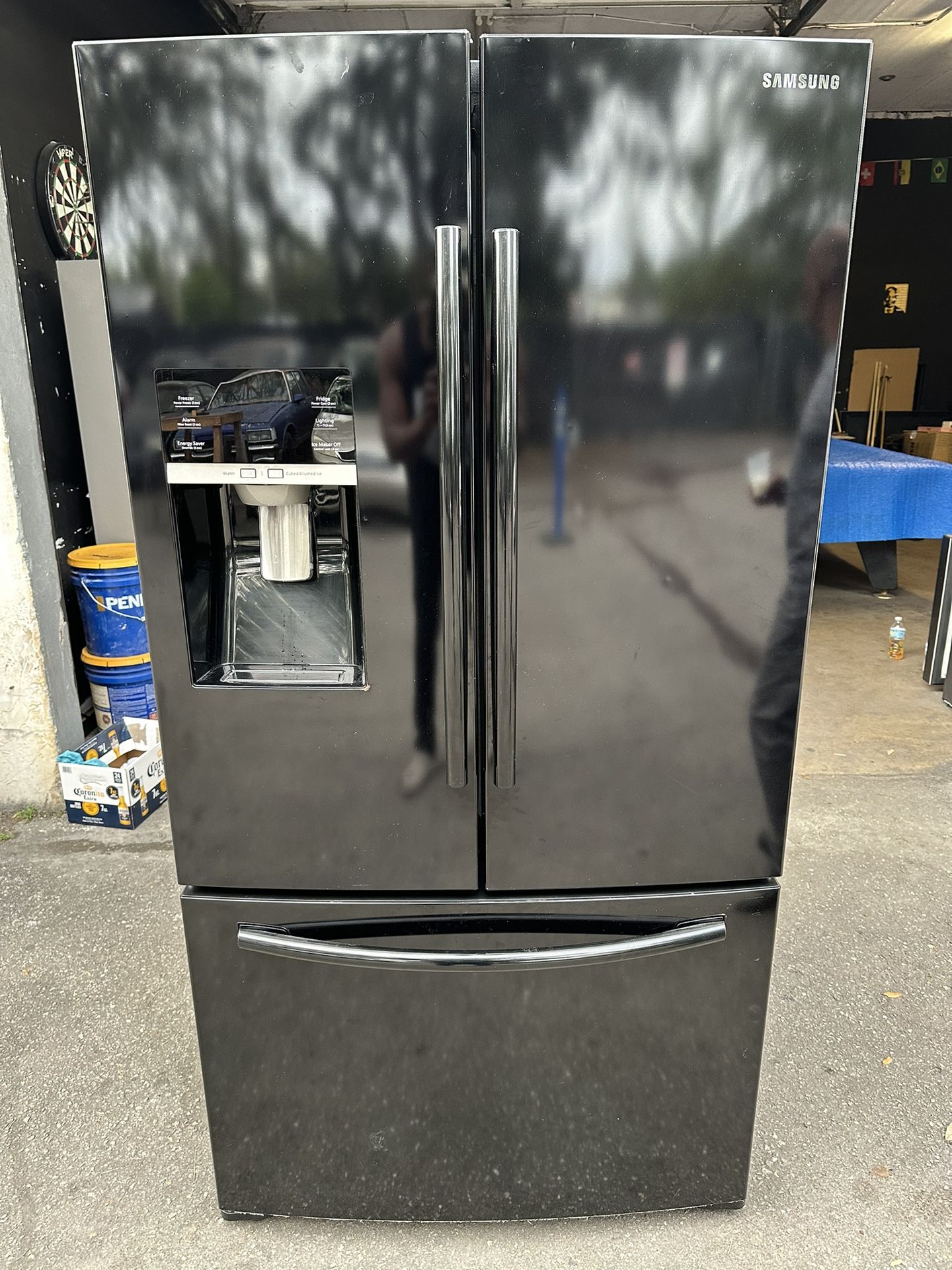 Samsung Counter Depth Refrigerator (French Door) (black)