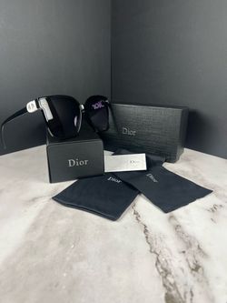 Designer Black Oversized Sunglasses with Full Set