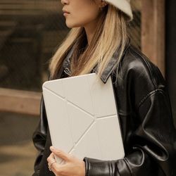 Active Case for iPad – Lightweight Durable 4-in-1 Stand Case with Matte TPU Back – Apple Pencil Holder – Magnetic Cover Compatible with Auto Wake/Slee