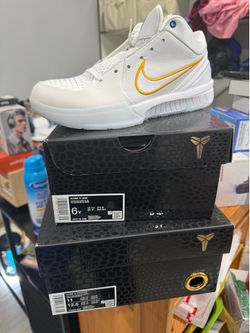 Nike Kobe 4 Draft Day Pack White Glacier Blue (GS)