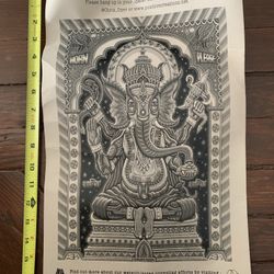 Print elephant Buddha boho yoga zen hippie trippy home bedroom wall art decor picture frame