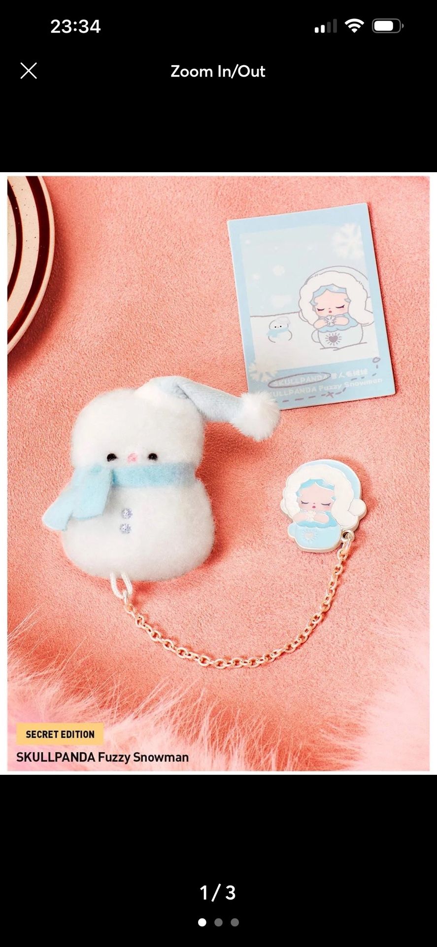 Pop Bean Fluffy& Cozy Series Fridge Magnet