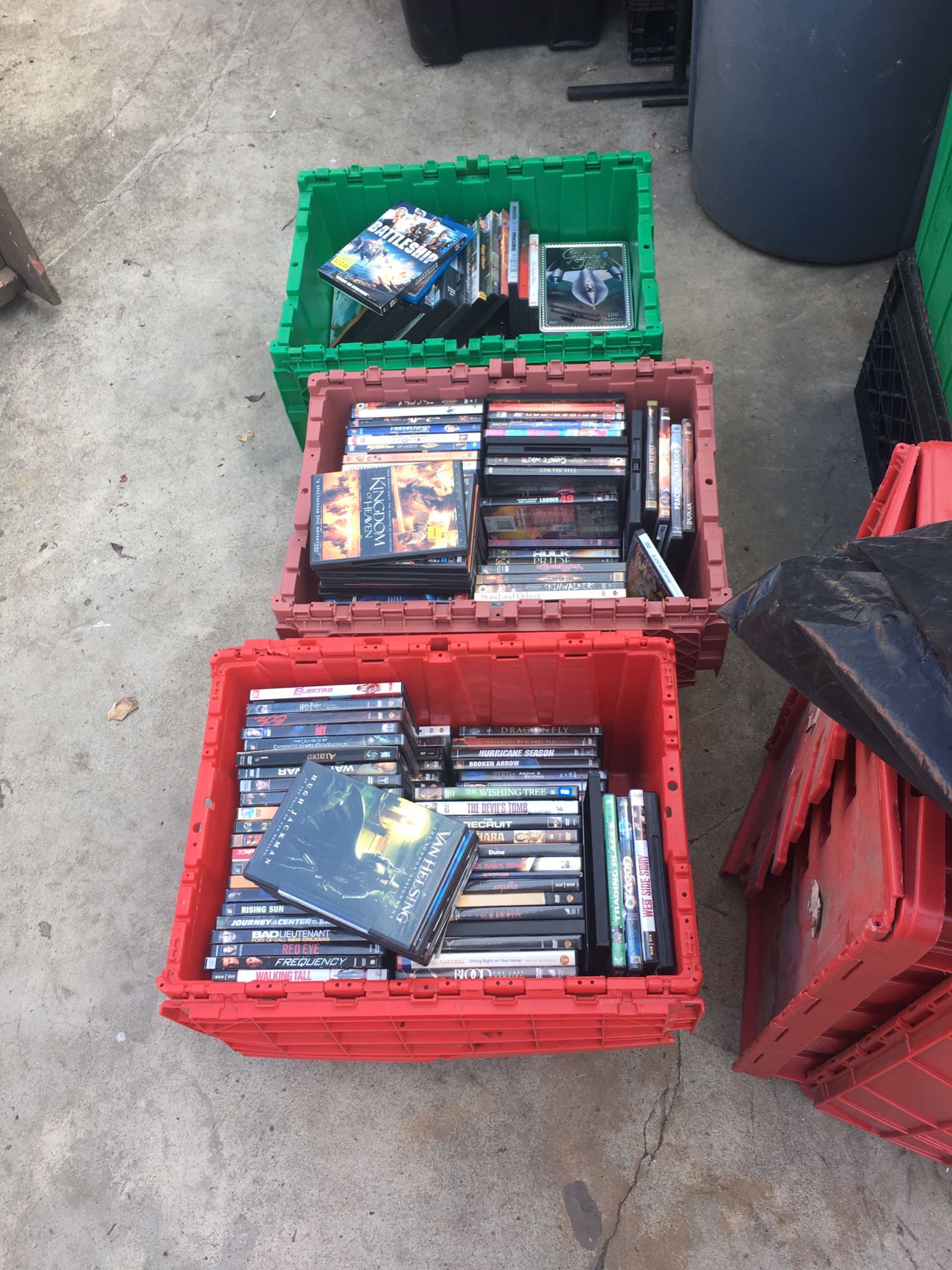 Over 250 DVDs movies all different titles take all for $100