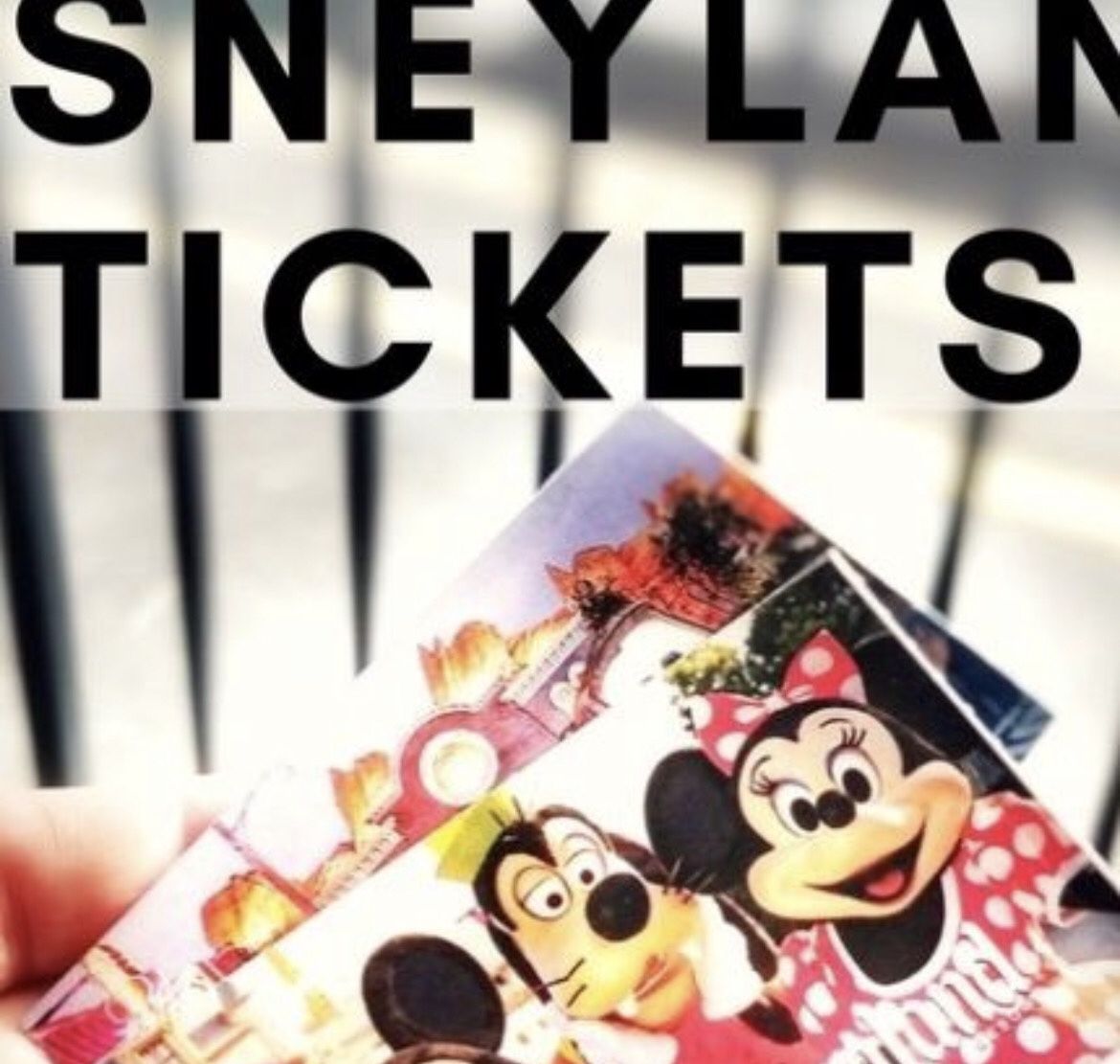 Tickets Available For Disney Land