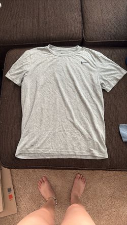Grey Nike Workout Shirt