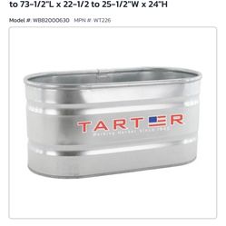 170 Gallon Galvanized Stock Tank