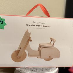 Wooden Dolly Scooter 