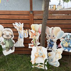 Zootopia Heavy Duty characters Poster Cutouts