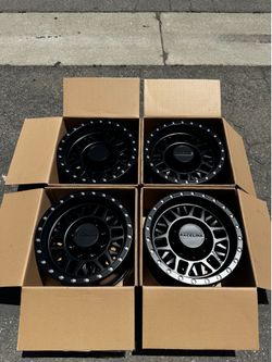 Raceline Ryno 8x170 17” Black Wheels for Ford F250/F350 SuperDuty