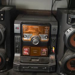 sony LBT-ZX661 stereo system