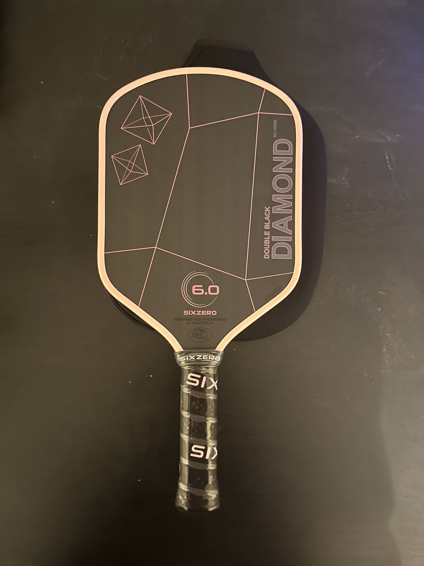 Six Zero Double Black Diamond Cherry Blossom Pink Pickleball Paddle