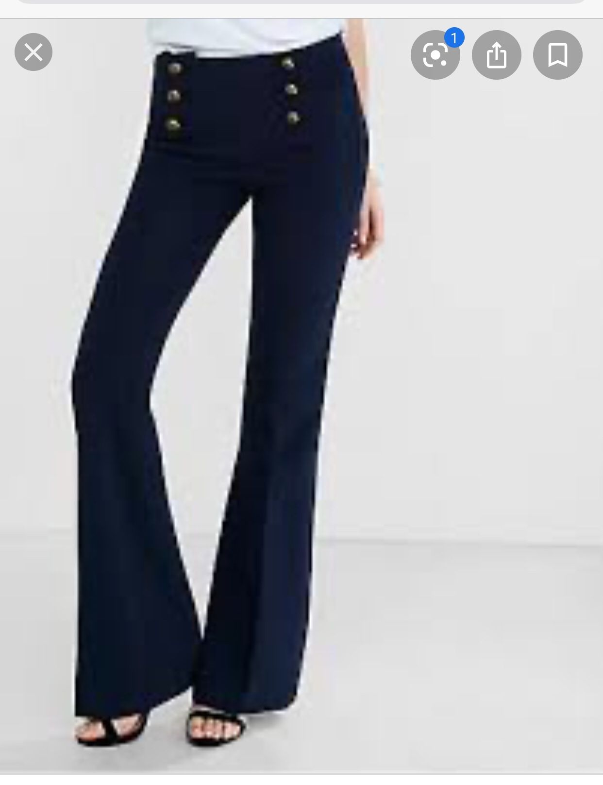 Express Sailor Flare Pants