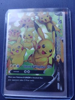 Pikachu V-Union card (SWSH142) pokemon cards