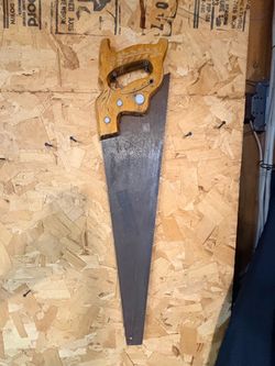 Vintage Disston Hand Saw