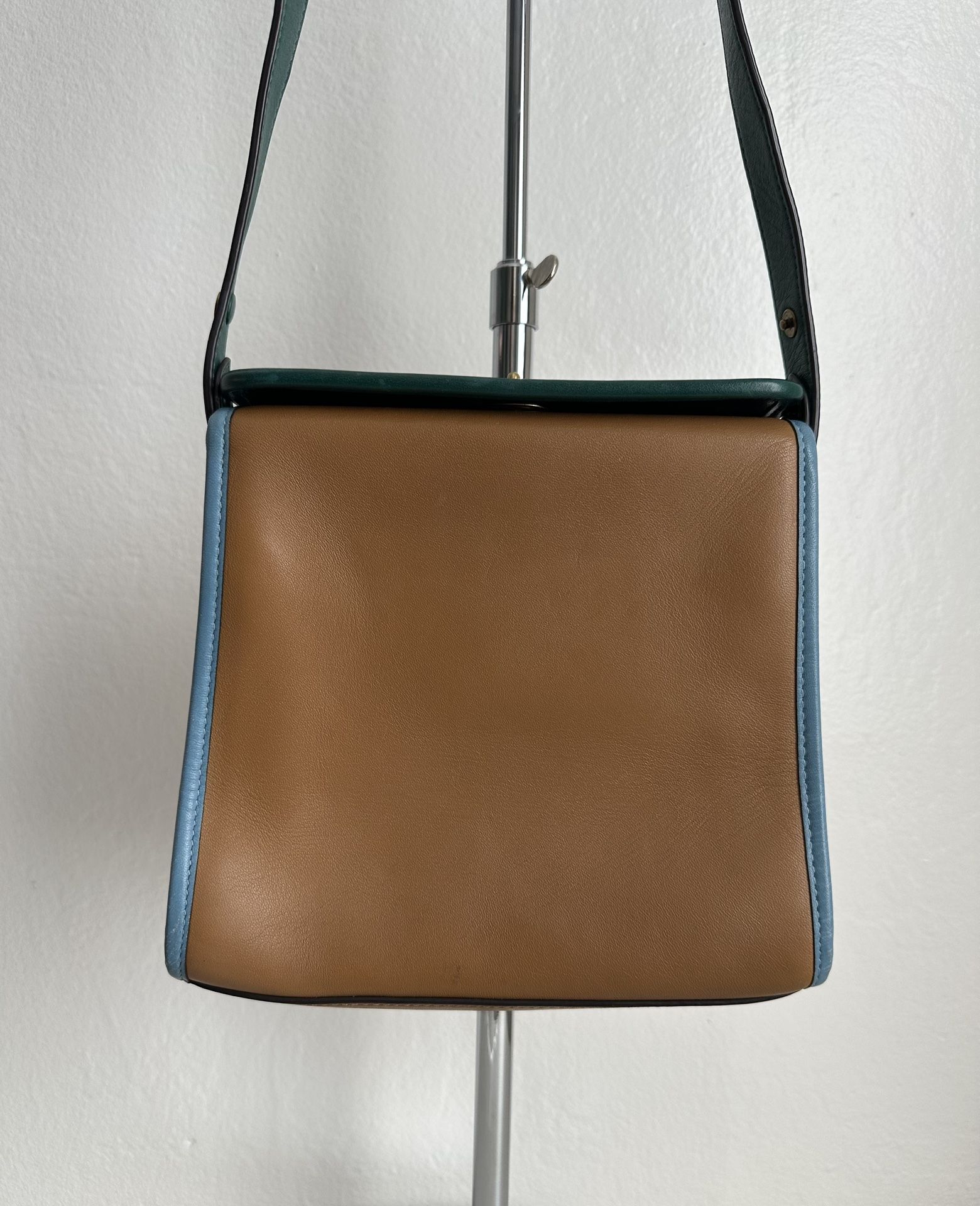 Coach Colorblock Turnlock Shoulder Bag