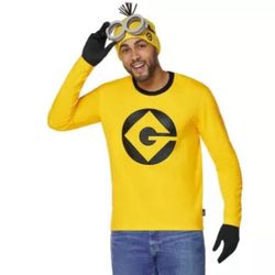 Halloween Costume- minion- Adult - Two Sizes