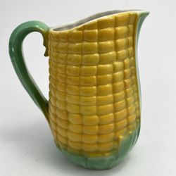 Vintage Ear of Corn Creamer Pitcher (Similar to Shawnee) CzechoSlovakia 1940’s