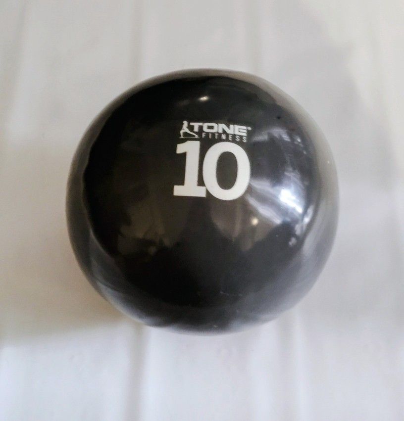 Tone Fitness Soft Weighted Ball, 10 Lbs. Medicine Balls.