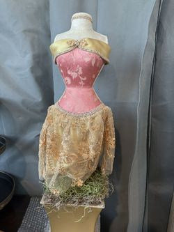 Miniature Mannequin Torso For Display 27” Tall Jewelry Holder 