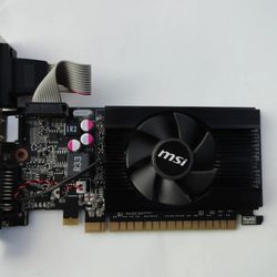 MSI NVidia GeForce GT 610 2GB DDR3 PCIeVideo Card HDMI DVI VGA N610GT-MD2GD3/LP

