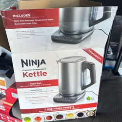 Ninja Precision Temperature Electric Kettle Rapid Boil. New Open Box. 