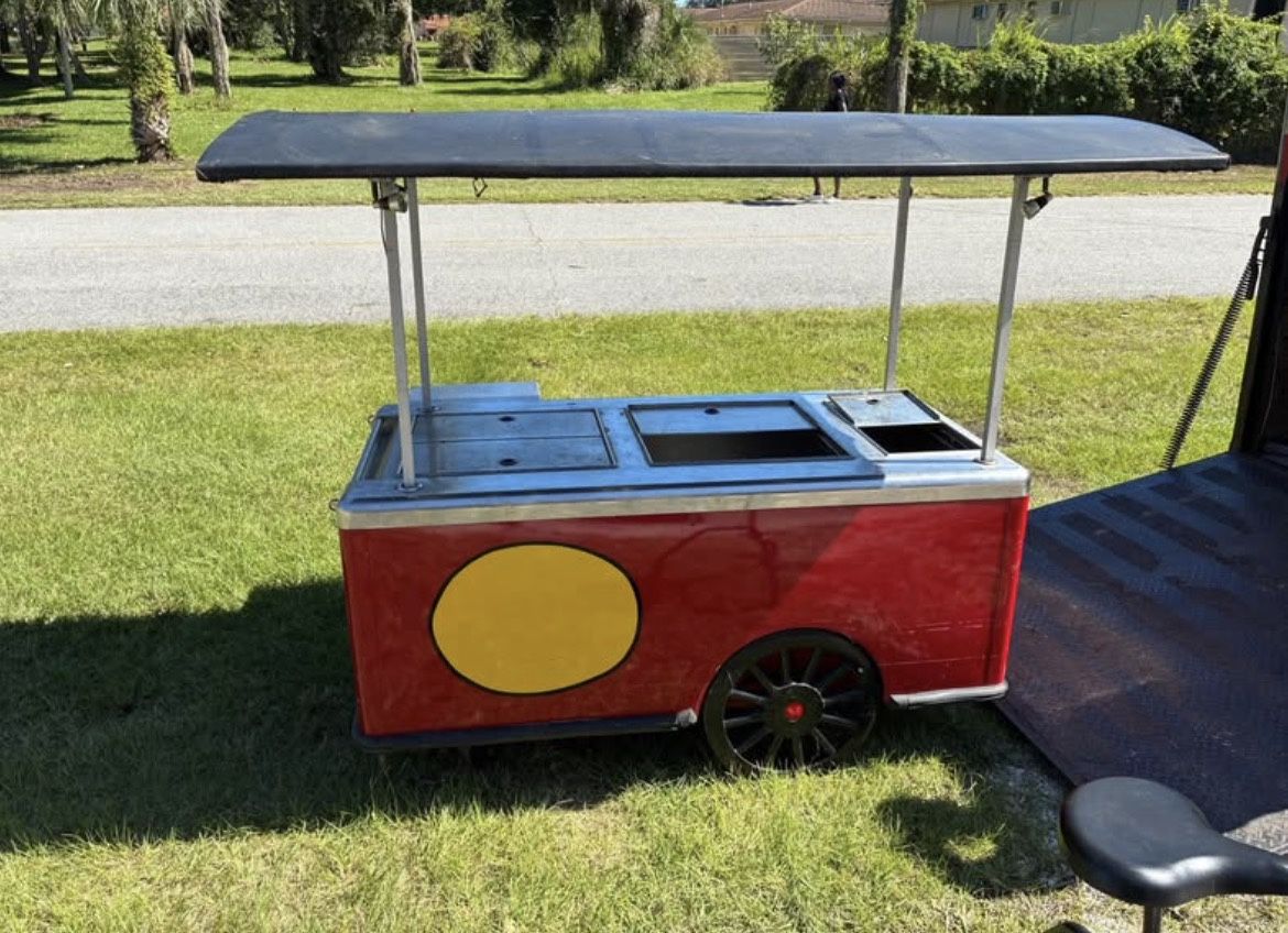 Mobile Food Business Opportunity – Heavy-Duty Commercial Cart w/ Hood
