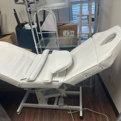 White Motor Exam Chair