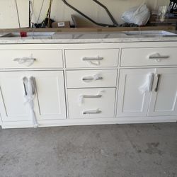 72” Bathroom Vanity Double Sink New 