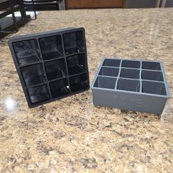 Silicone Whiskey Ice Cube Trays (Set)