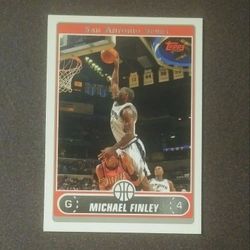 Topps 2006-07 Michael Finley San Antonio Spurs #86 Basketball Card Collectible Sports NBA Pro Professional