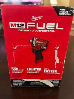 Milwaukee M12 Fuel 1/2” Stubby Impact Wrench