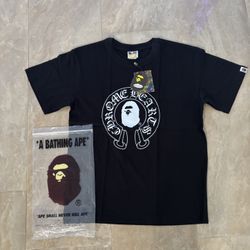 ChromeXbape Tee Black, Size Medium, Brand New 