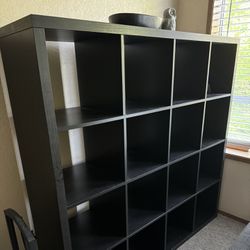 IKEA 16 Slot Book Shelves In Great Condition. 