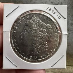 1895 O Morgan Silver Dollar Key Date Really Nice
