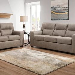 Hilltop Pebble sofa set