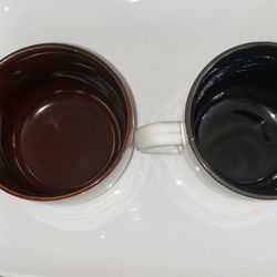 Jumbo Mugs (Pair) (Sango Nova Black & Nova Brown)