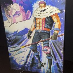 One Piece Charlotte Katakuri 3D Lenticular Anime Poster 
