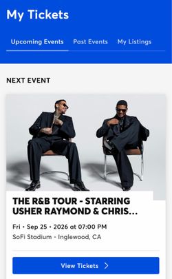 The R&B Tour Chris Brown and Usher