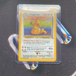 Dragonite Holo Fossil 4/62