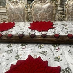 Wood Candle Decoration