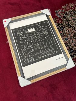 JEAN MICHEL BASQUIAT ltd. 300 pcs Giclee POP ART Beat Bop Framed - Authenticated