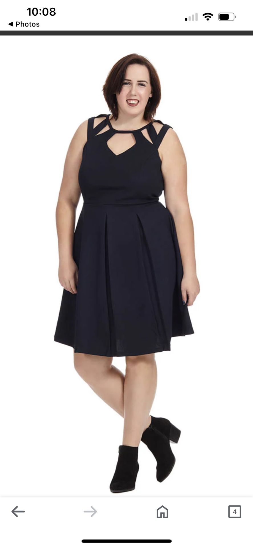 City Chic Keyhole Dress NWOT